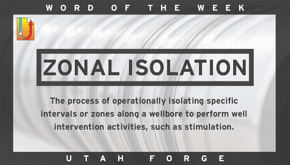 Word of the Week – Zonal Isolation