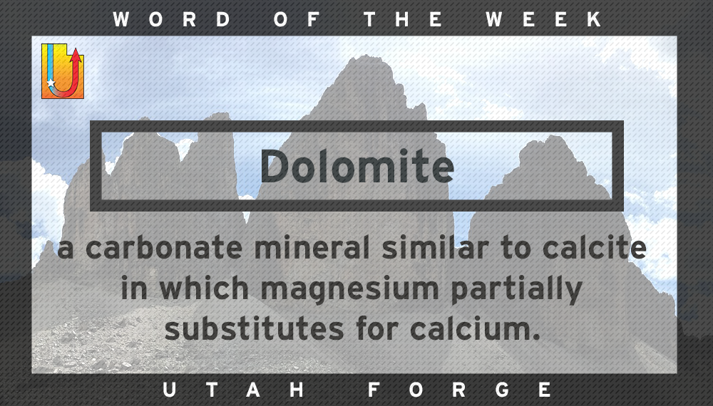 Word of the Week – Dolomite