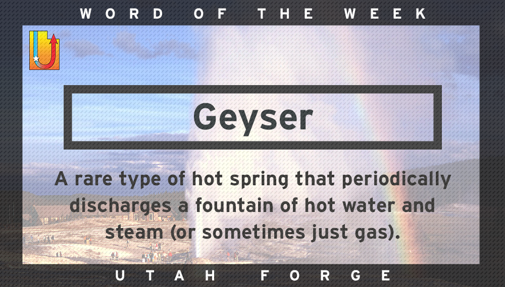 Word of the Week – Geyser