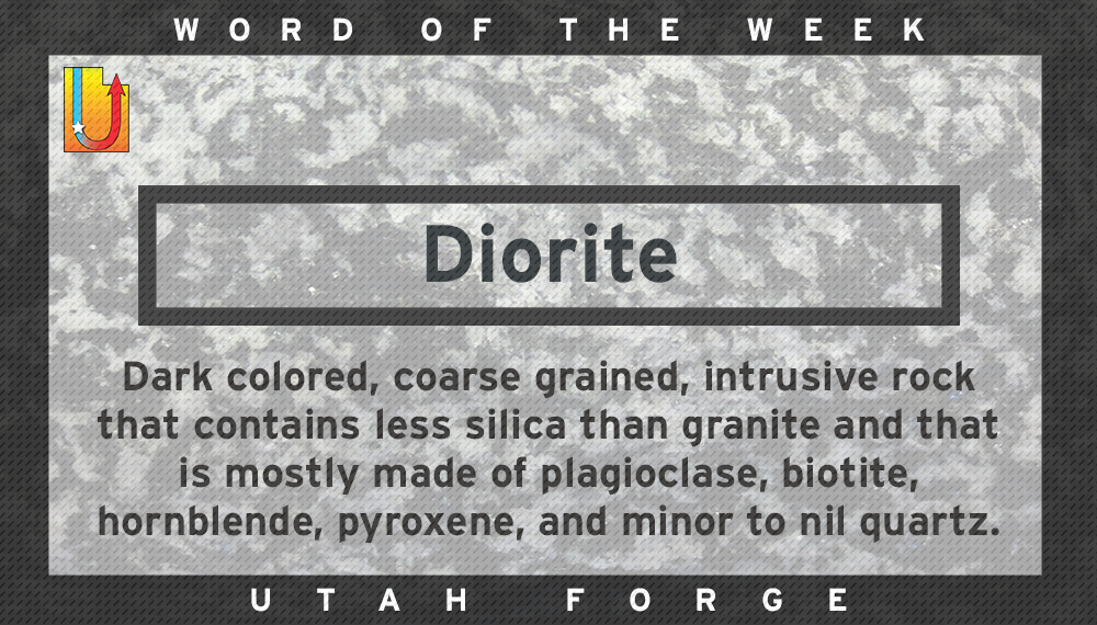 Word of the Week – Diorite