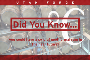Did You Know … you could have a swig of geothermal rum in the near future?