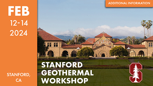 Stanford Geothermal Workshop, Feb 12-14, 2024