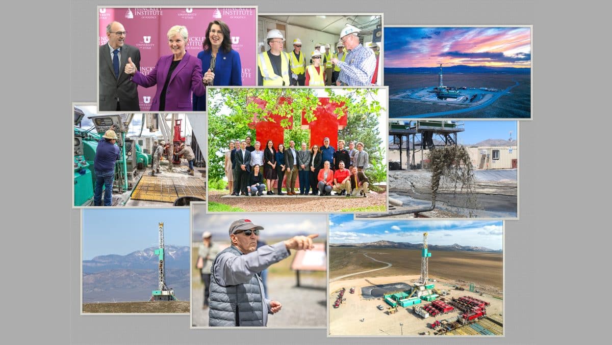 Photo collage of 2023 activities At Utah FORGE