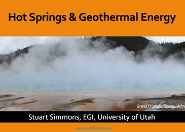 Hot Springs and Geothermal Energy Webinar