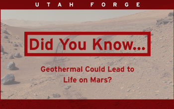 Did You Know? … Geothermal could lead to life on Mars